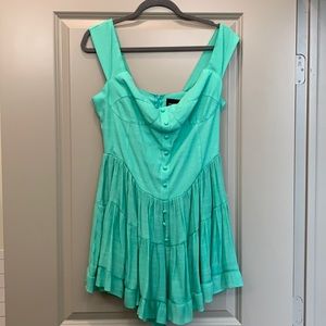 Vanessa Mooney green romper